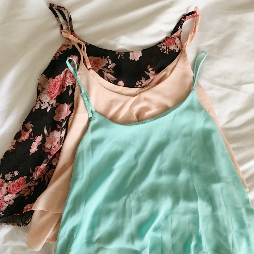 Flowy Chiffon Cami Top Bundle
